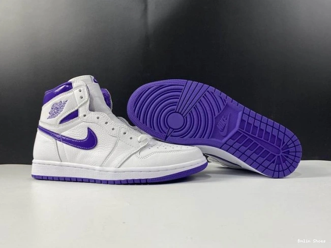 Bmlin RETRO COURT HIGH PURPLE JORDAN 1 CD0461-151 AIR 0717